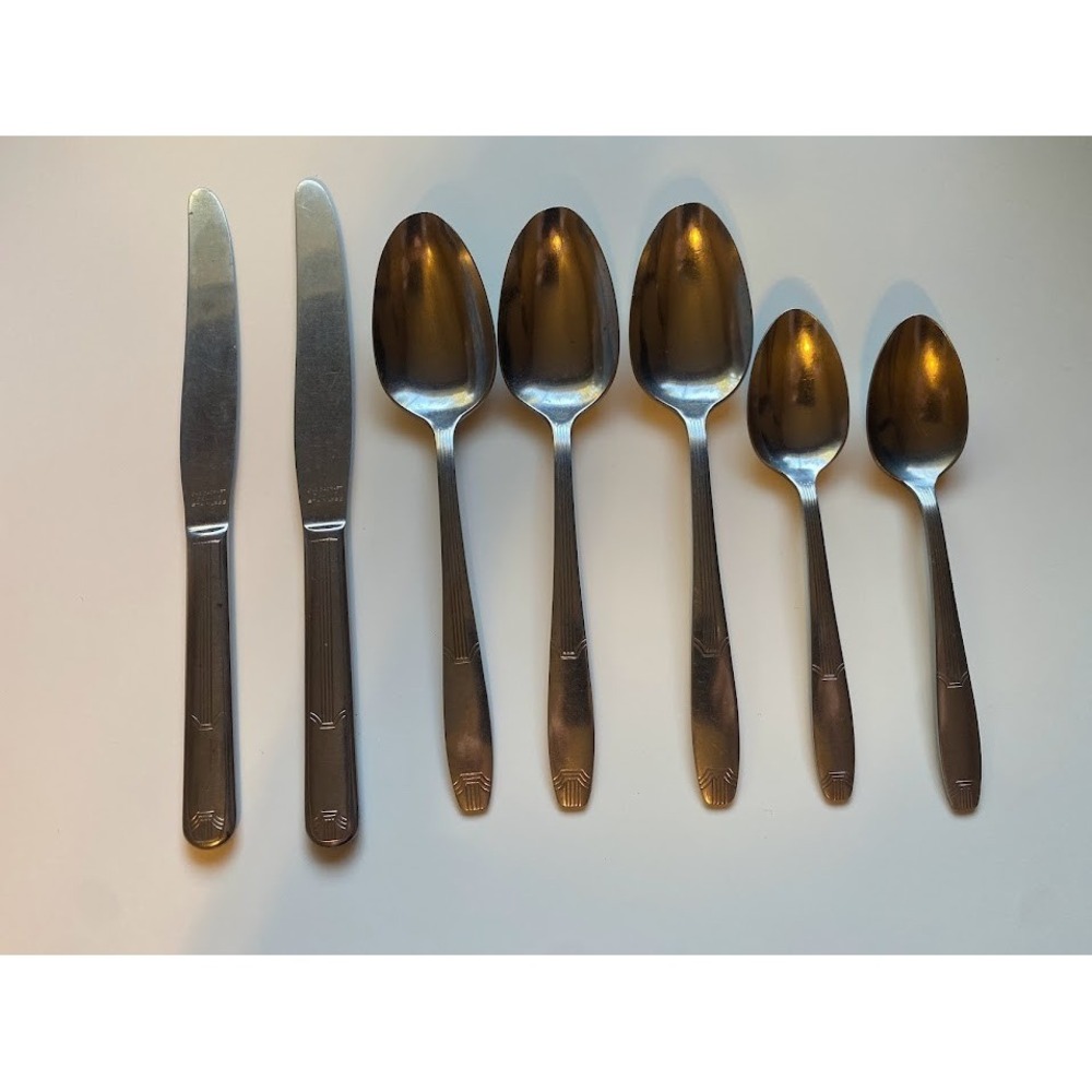 Oneida Oneidacraft OHS138 Silver Flatware Stainless Steel Flatware Set Japan